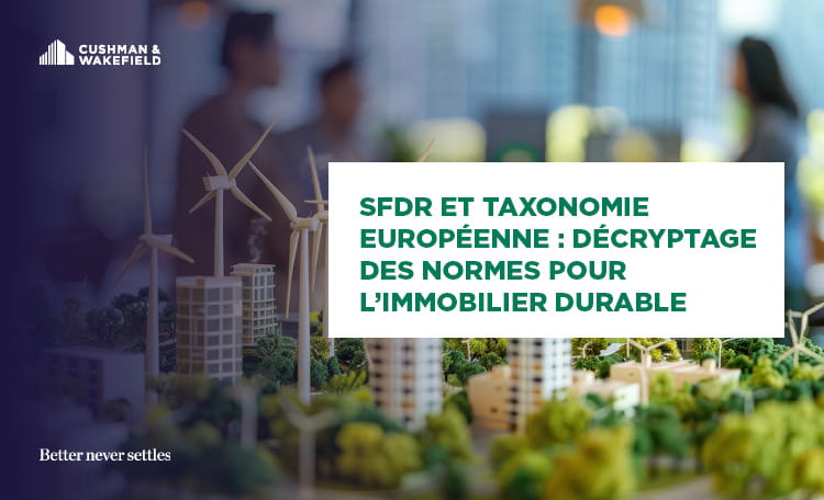 ESG : SFDR et Taxonomie Européenne